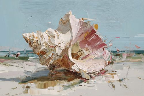 Shell on a quiet beach