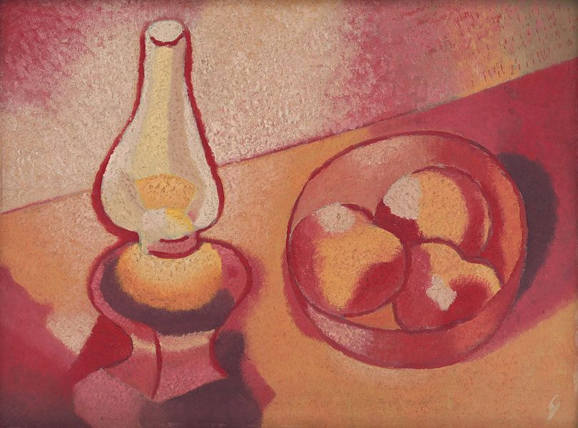 Still Life with a Lamp, Mikuláš Galanda by Masterful Masters