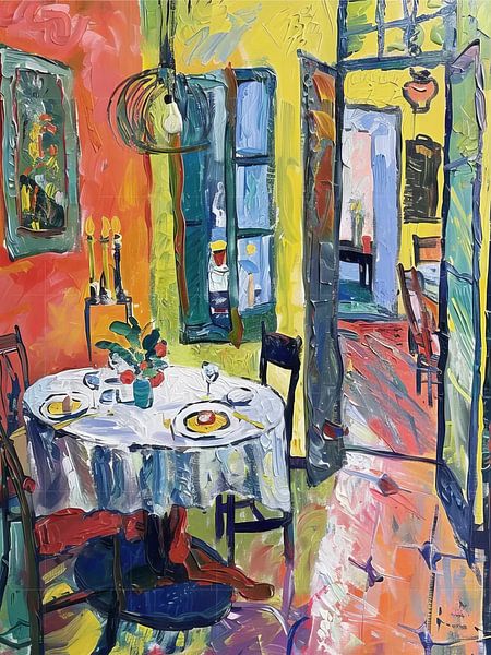 Dining Room Abstract by TOAN TRAN