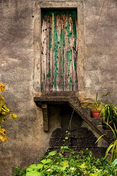 Tuin met houten deur van VIDEOMUNDUM