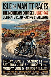 TT de l'île de Man 1967 sur Ted Decker