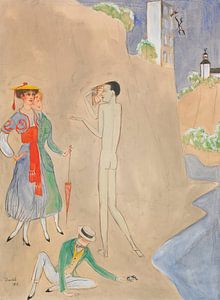 Nils Dardel - Unterredung (1918)