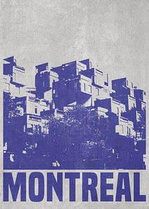 de stad Montreal van DEN Vector