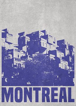 the city of Montreal by DEN Vector