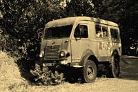 Abandoned truck