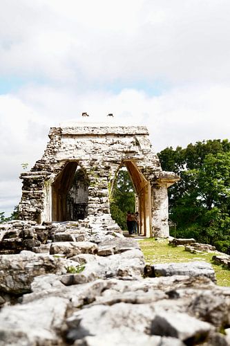 The ruins of Palenque in the jungle