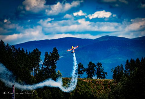 Redbull stunt vliegtuig
