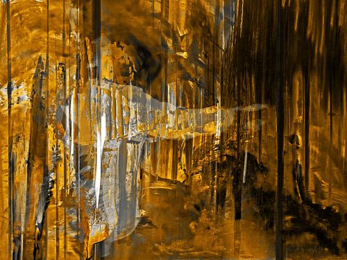 De witte vrouw met het gouden gezicht