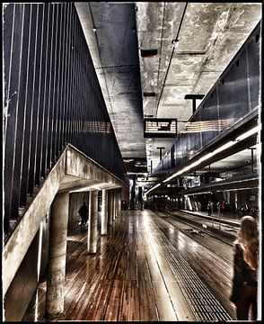 De metro in Den Haag