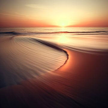 Sonnenuntergang am Strand. von Schwarzer Kaffee