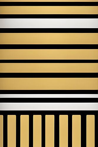 Black and white ochre line and plane