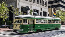 Historic streetcar in San Francisco