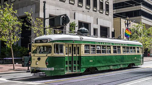 Historic streetcar in San Francisco