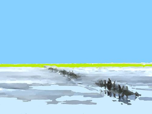 Paysage - Eau de mer salée.