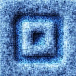 Abstrakt Stil Quadrate Blau