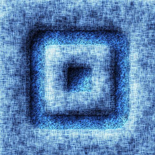 Abstract Stijl Vierkantjes Blauw