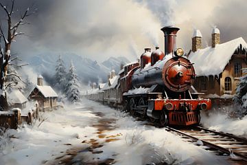 Le train de l'hiver sur Heike Hultsch