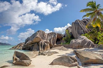Seychelles - Anse Source d'Argent sur La Digue sur t.ART
