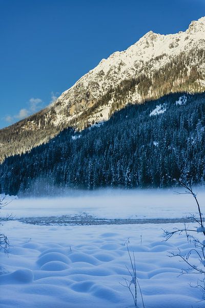 Winterlandschaft in den Alpen von Studio Nieuwland