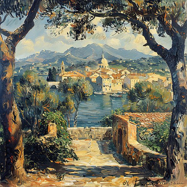 Landschap Schilderij van ARTEO Schilderijen
