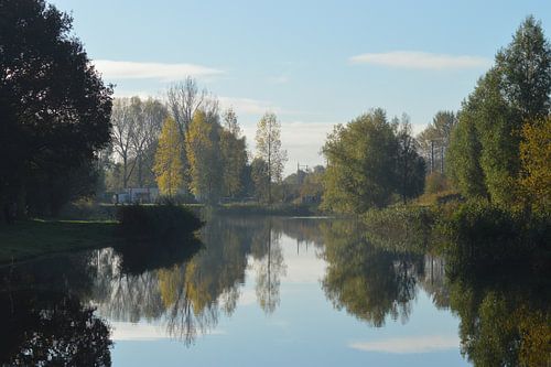 Prachtig reflectie landschap!