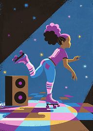 Roller Disco von Eduard Broekhuijsen