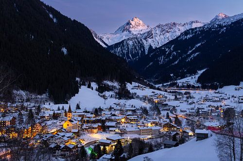 Gaschurn mit Vallüla im Hintergrund