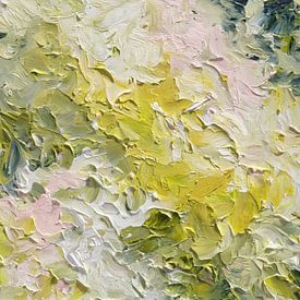 Mer de chardonnay - peinture abstraite sur TheXclusive Art