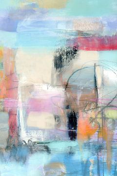 abstracte intuïtie 55 van Claudia Gründler