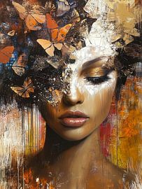 Vlinderdroom van Your unique art