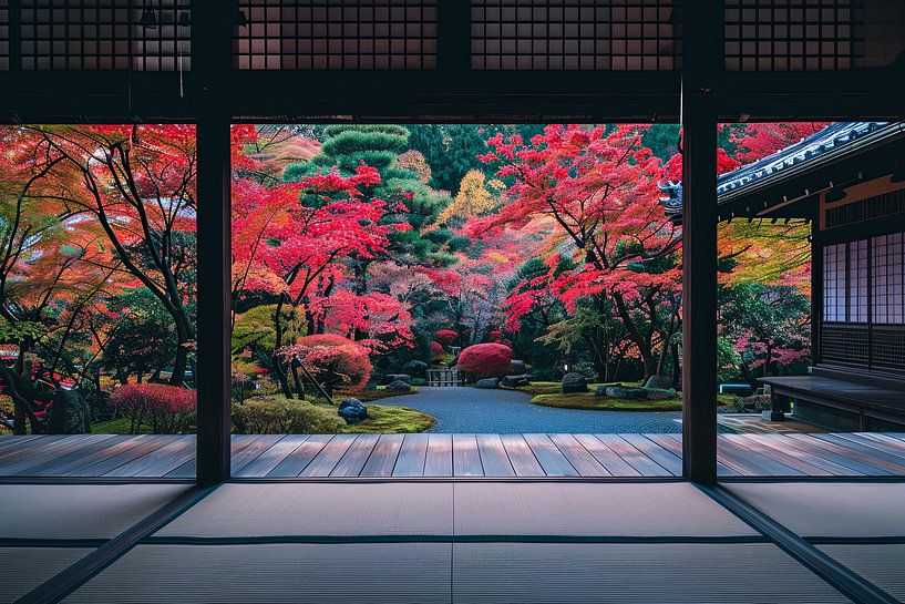 Japanische Kunst Gartenzimmer von Egon Zitter