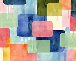 Shape Art | Collage de formes modernes sur Collection Moderne