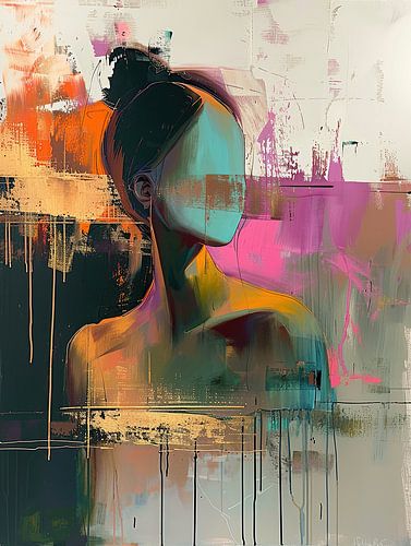 Femme en couleurs | Femme en couleurs et en mouvement