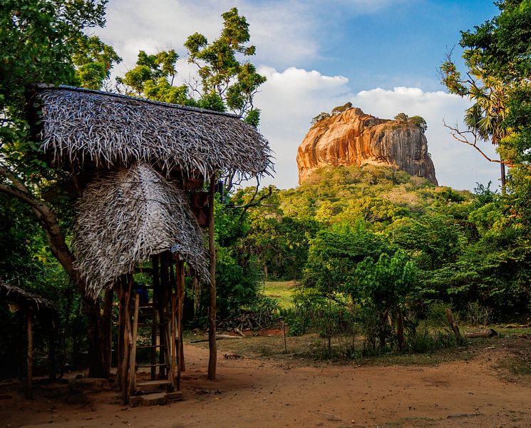 Sigiriya (Löwenfelsen) - die ikonische Felsenfestung mit Fresken und atemberaubender Aussicht. von Patrick Fotografeert