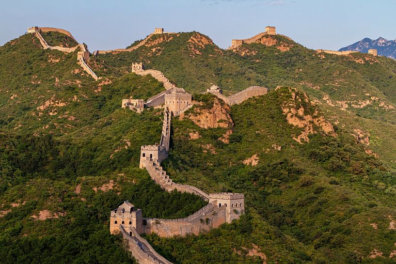 Die Große Mauer bei Jinshanling in China von Roland Brack