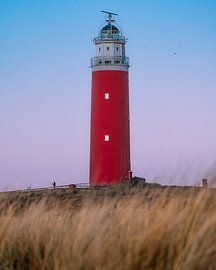 Vuurtoren Texel bij zonsondergang van Yoeri Timmerman