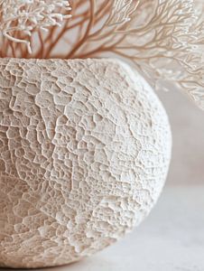 Korallen-Spitzen-Keramik-Vase