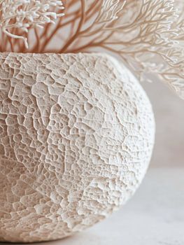 Korallen-Spitzen-Keramik-Vase