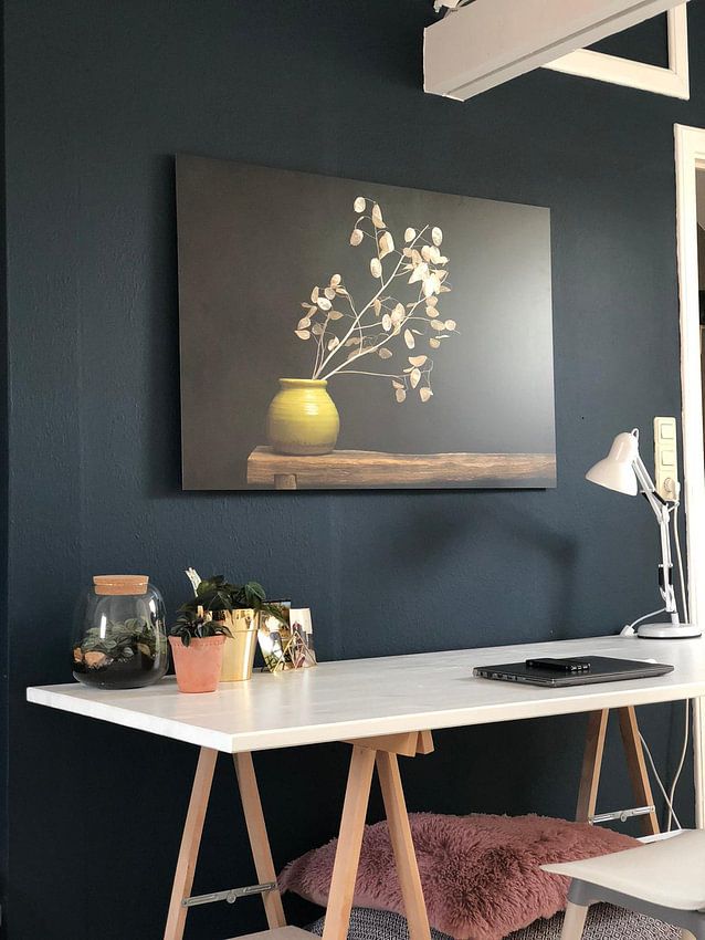 Klantfoto: Judaspenning stilleven, geïnspireerd door de werken van de Dutch maste van Joske Kempink, op Aluminium dibond