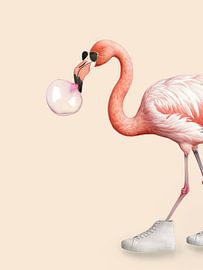 Kaugummi Flamingo von Dagmar Pels