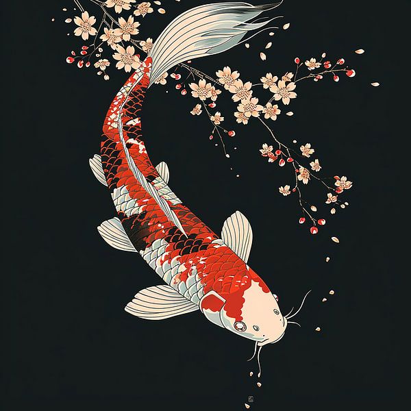 Koi japonais par Liv ter Riet