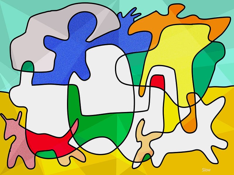 PlayTime with my dogs van SlowDad Art