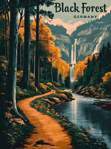 Mysteriöse Dämmerung im Schwarzwald von Robert Swaine