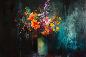 Fleurs abstraites