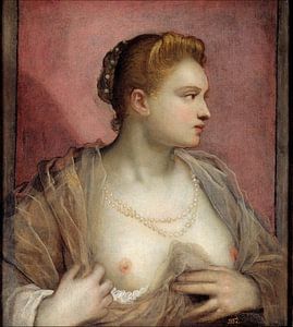 Jacopo Tintoretto. Porträt einer Frau, 1550