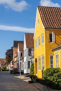 Farbenfrohe Straße in Æro