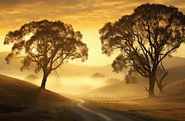 Morgennebel im Herbst