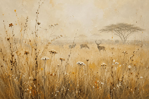 Baluran Savanna - Contemporary Wild Botanical Landscape, Indonesia