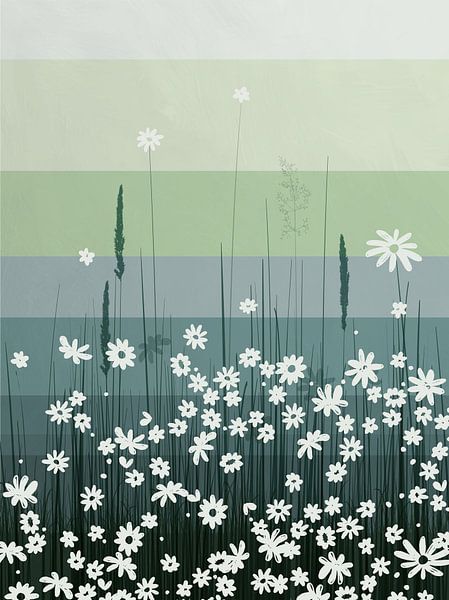 Bloemenveld van Color Square