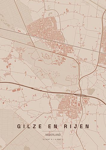 Plan de Gilze-en-Rijen
